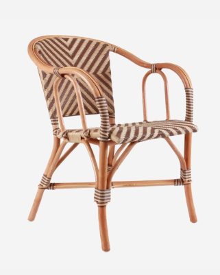 Sedia da pranzo in rattan Lisbona