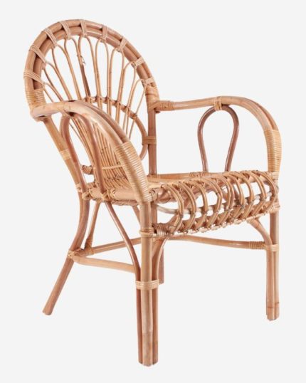 Poltrona in rattan con cuscino Irian
