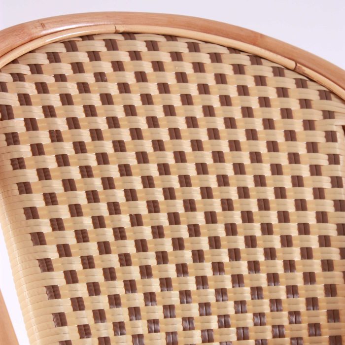 Sgabello alto in rattan "Abeya" - immagine 8