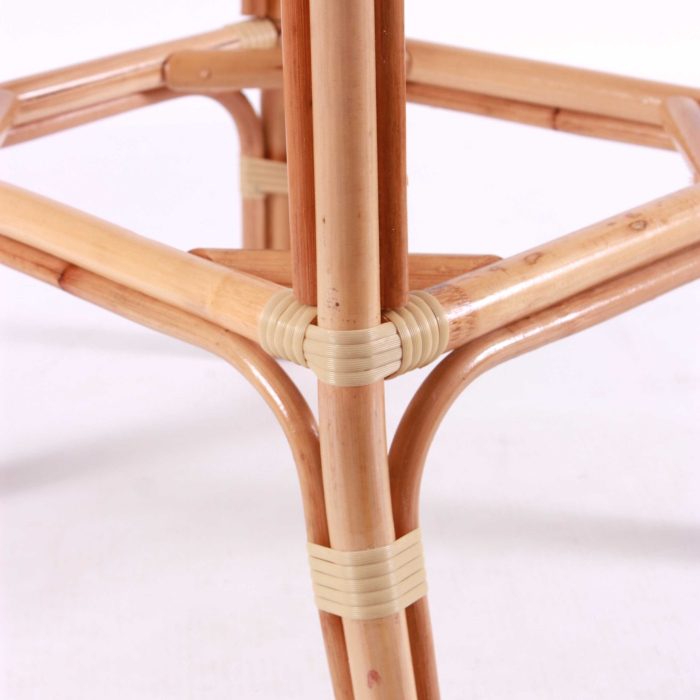 Sgabello alto in rattan "Abeya" - immagine 7