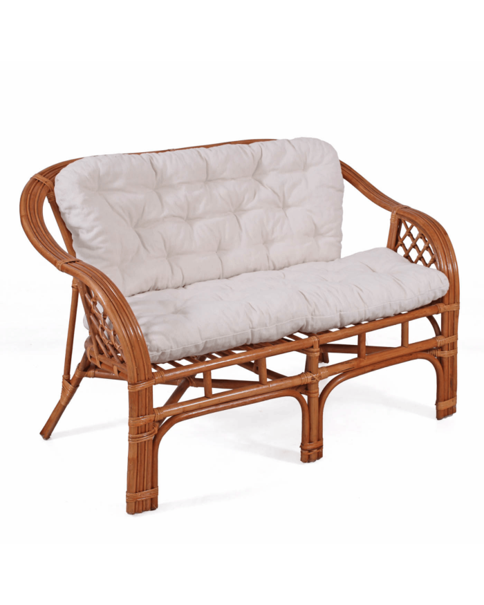 Salotto completo in rattan naturale "Marcos" - immagine 3