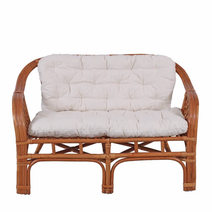 Salotto completo in rattan naturale "Marcos" - immagine 4