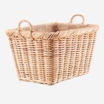 Cesto in giunco foderato