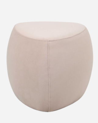 Pouf triangolare grigio "Emma"