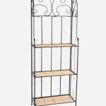 scaffale in vimi e ferro