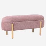 Panca baule rosa "Lara"