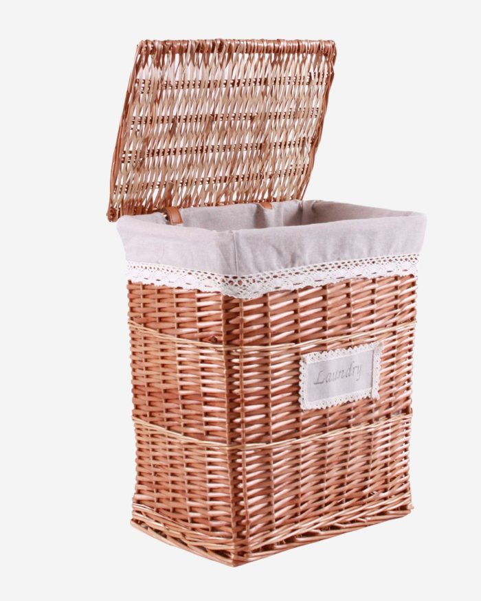 Set di 2 portabiancheria in vimini bollito "Laundry" - immagine 2