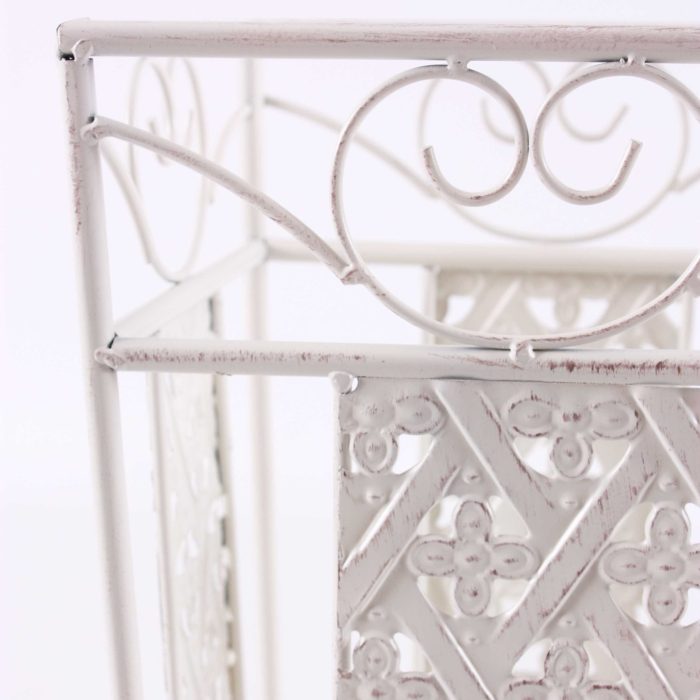 Portaombrelli in ferro bianco - immagine 3