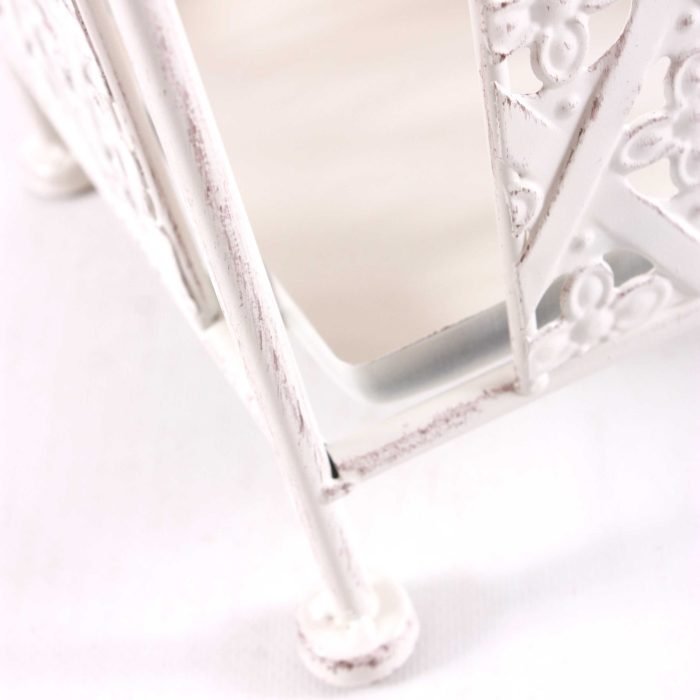 Portaombrelli in ferro bianco - immagine 4