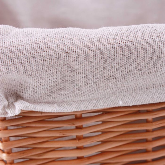 Cesto per bici in vimini bollito - immagine 3