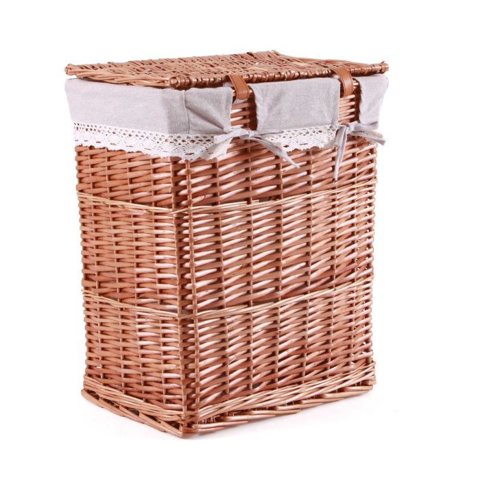 Set di 2 portabiancheria in vimini bollito "Laundry" - immagine 3