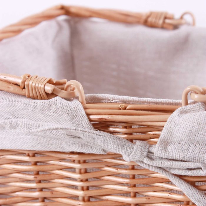 Set di 2 ceste pic nic foderate - immagine 2