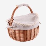 Cestino da pic nic in vimini bollito