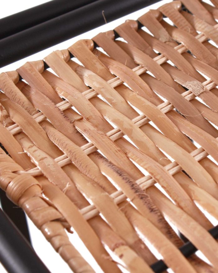 Scaffale in ferro e vimini alto - immagine 2