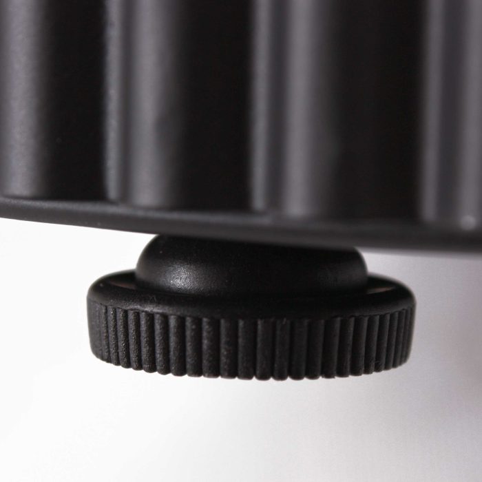 Tavolino da caffè in metallo nero - immagine 4