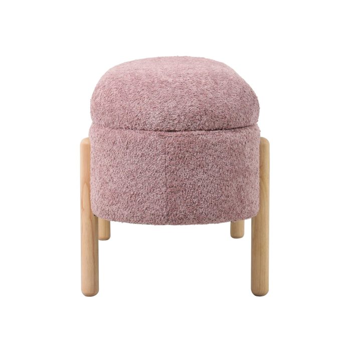 Panca baule rosa "Lara" - immagine 4