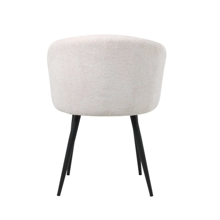 Sedia da pranzo avorio "Alina" - immagine 5