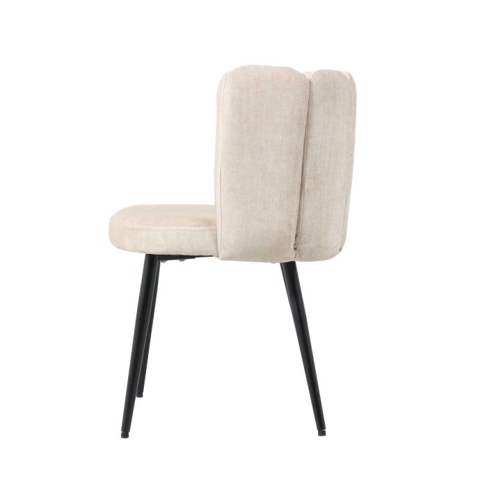 Sedia da pranzo crema "Elsa" - immagine 5