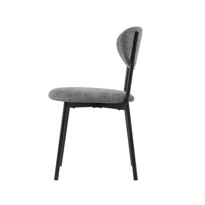 Sedia da pranzo grigia "Nina" - immagine 3