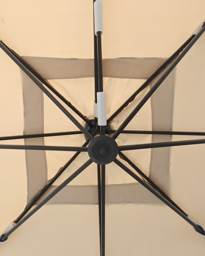 Ombrellone 3X3 con palo laterale - immagine 4