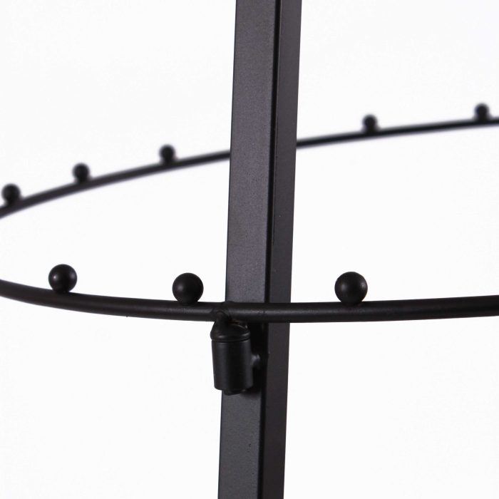 Albero di Natale stilizzato grande in metallo nero - immagine 2