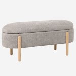 Panca baule grigia "Lara"