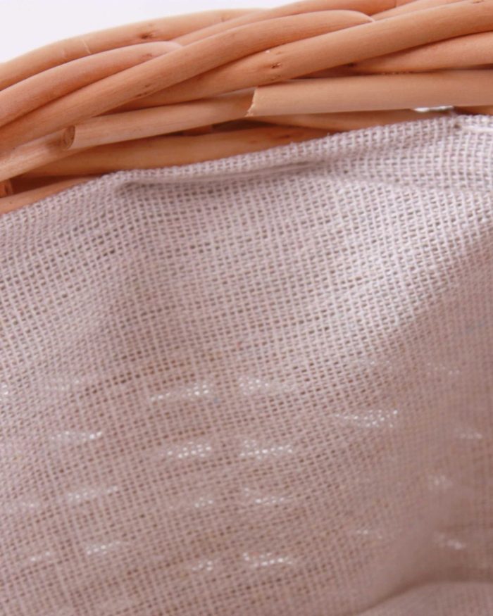 Set di 3 ceste rotonde foderate - immagine 2