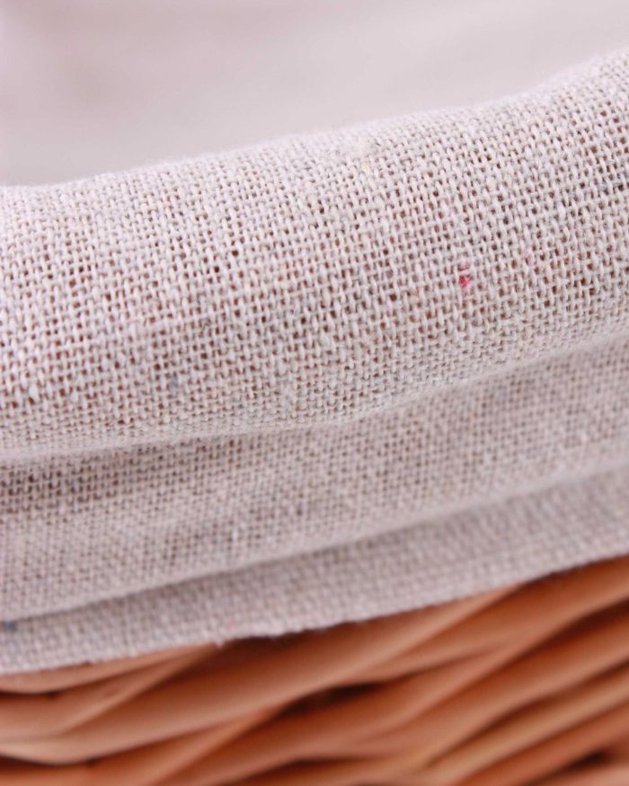 Set di 3 ceste ovali foderate - immagine 2