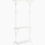 Appendiabiti in ferro bianco