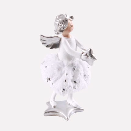 Angelo decorativo in resina