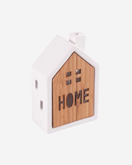 Casetta decorativa in ceramica con Led