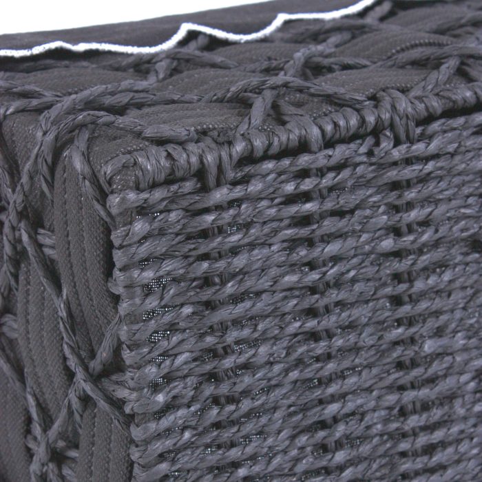 Set di 2 vaschetta in tessuto non tessuto nero - immagine 3