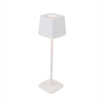 Lampada a led touch “Bari” bianco con 3 colorazioni luce