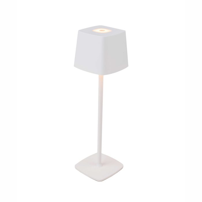 Lampada a led touch “Bari” bianco con 3 colorazioni luce