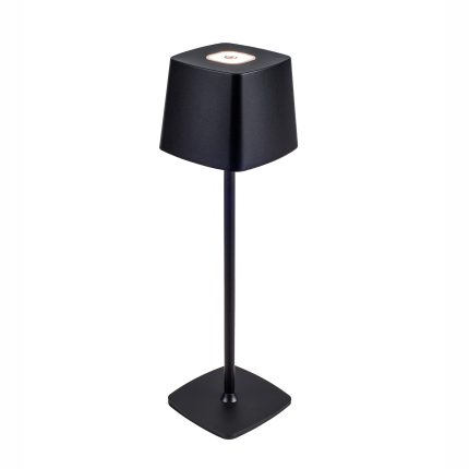 Lampada a led touch “Roma” nero con 3 colorazioni luce
