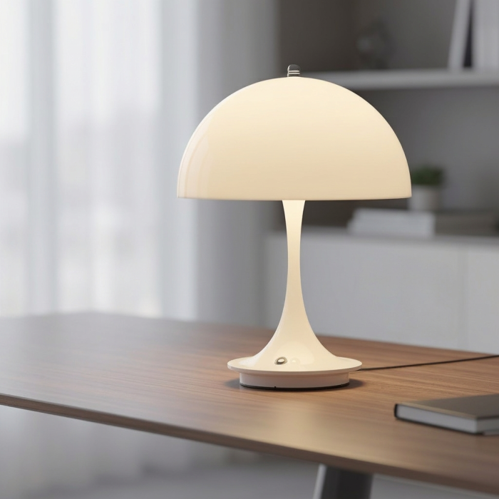 Lampada a led touch “Como” bianca con 3 colorazioni luce - immagine 5