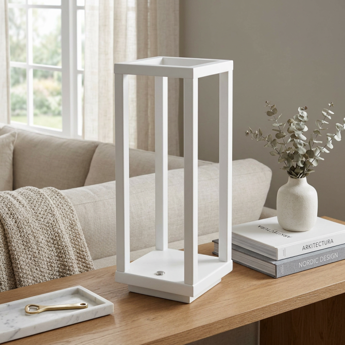 Lampada a led touch “Bari” bianca con 3 colorazioni luce - immagine 5