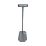 Lampada a led touch “Milan” grigia con 3 colorazioni luce