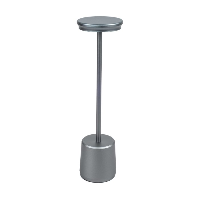 Lampada a led touch “Milan” grigia con 3 colorazioni luce