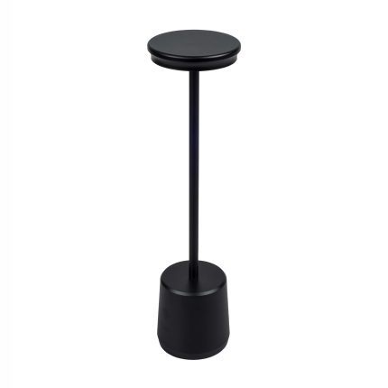 Lampada a led touch “Milan” nera con 3 colorazioni luce