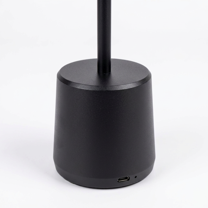 Lampada a led touch “Milan” nera con 3 colorazioni luce - immagine 9