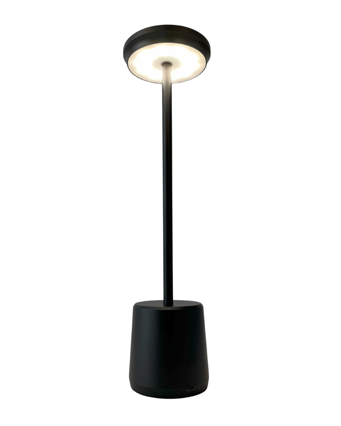 Lampada a led touch “Milan” nera con 3 colorazioni luce - immagine 6