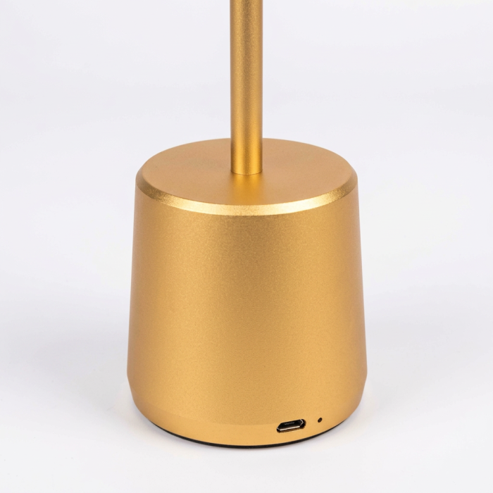 Lampada a led touch “Milan” oro con 3 colorazioni luce - immagine 9