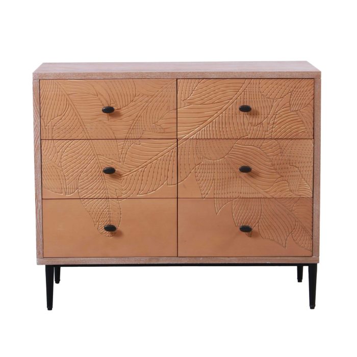 Comò in legno di pino ed mdf "Merida" - immagine 4