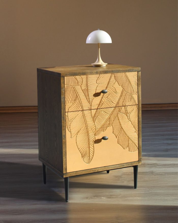 Cassettiera in legno di pino ed mdf "Merida" - immagine 2