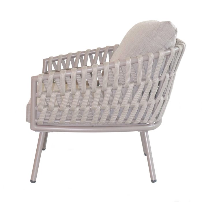 Poltrona in allumino e corda "Pula" - immagine 3