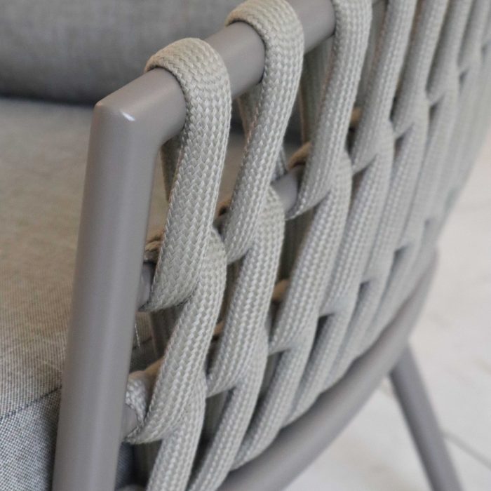 Poltrona in allumino e corda "Pula" - immagine 5