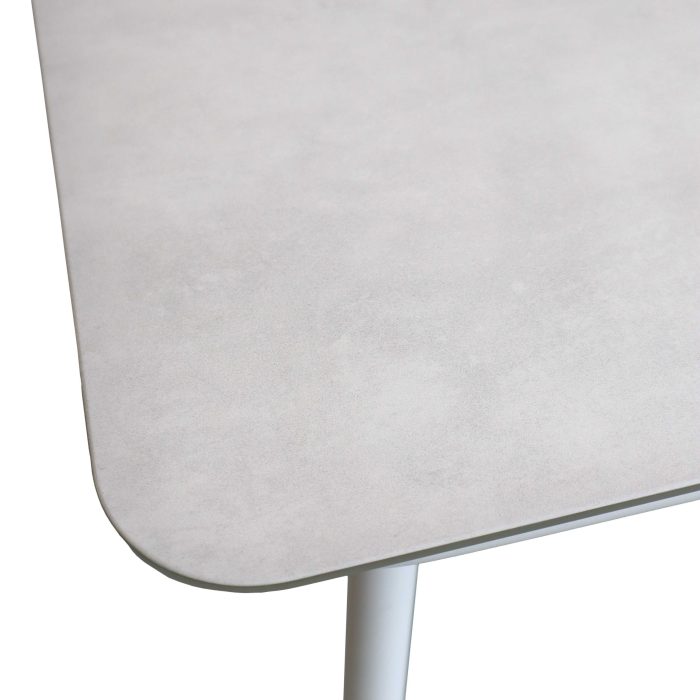 Salotto completo in alluminio bianco e corda "Pula" - immagine 10