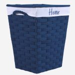 Portabiancheria in tessuto non tessuto blu