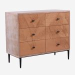 Comò in legno di pino ed mdf "Merida"